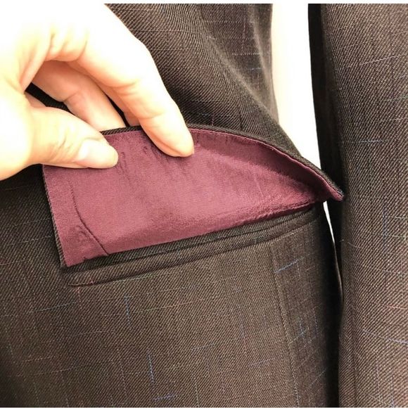 BCBGMaxAzria Cool Dark Brown Blazer Long Overcoat Jacket Size 2 - Picture 6 of 8